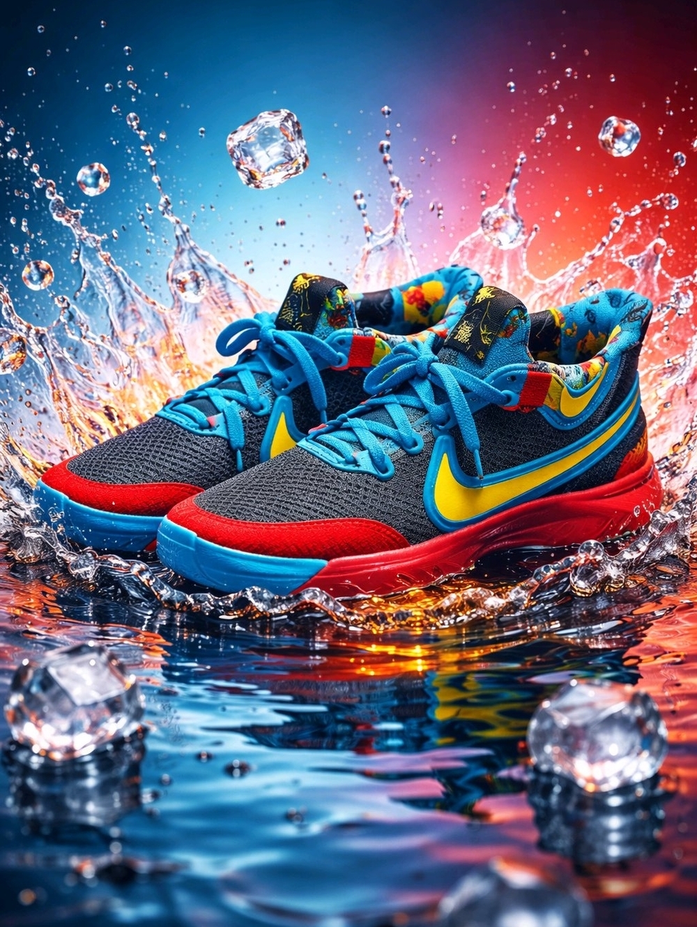 Nike Kyrie Irying8 Go Se Black Blue Tour Yellow Basketball Unisex Box